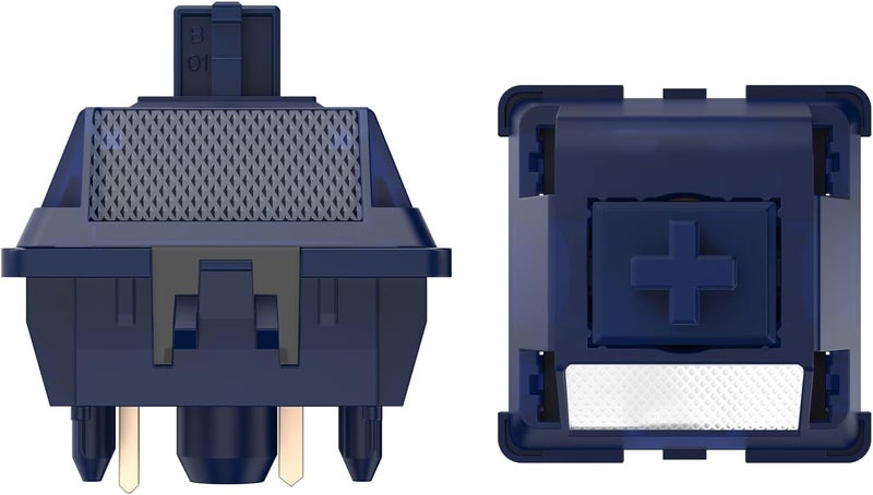 DUROCK Blue Lotus Switch, High Precision T1 Tactile Switches 65g Long Spring Pre-Lubed RGB Heavy Tactile Keyboard Switches ( Blue Lotus, 70pcs) - Image 5